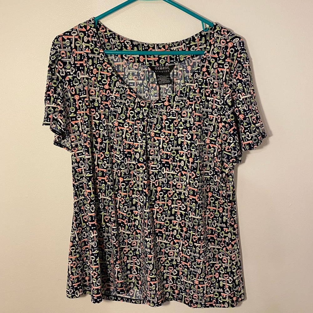 George stretch short sleeve shirt